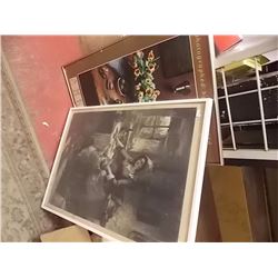 FRAMED PRINTS - AMERICAN COUNTRY AND 1 OTHER