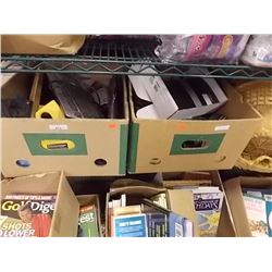 BOX OF CORDS, ELECTRONICS -2ttl