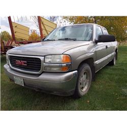 2001 GMC Extended Cab SLE (487,751 KM) (2 Wheel Drive)