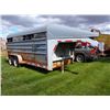 Image 3 : 1996 Lift-Off Stock Trailer 5th Wheel, Tandem Axle, 16' (VIN 2LSS1G7G7SP000530)