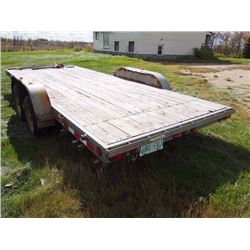 2005 Trailtech Flat Deck Trailer Trailer, Tandem Axel, 16'  (VIN 2CUL2T9562019043)