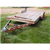 Image 4 : 2005 Trailtech Flat Deck Trailer Trailer, Tandem Axel, 16'  (VIN 2CUL2T9562019043)