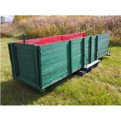 Wooden Grain Box 10'x3'