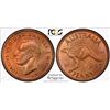 Image 1 : 1943(M) Australian Penny - PCGS MS64RB
