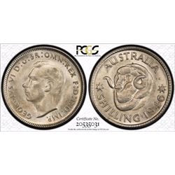 1946 Australian Shilling - PCGS MS65