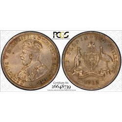 1912 Australian Florin - PCGS MS64