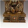 Image 4 : Tibet Brass Inlay Turquoise Jambhala Statue