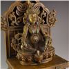 Image 6 : Tibet Brass Inlay Turquoise Jambhala Statue