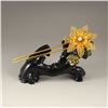 Image 2 : Chinese Gold-plated Sterling Silver Inlay Pearl Hairpin