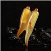 Image 1 : Chinese Agate Cayenne Pepper Shape Snuff Bottle