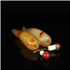 Image 4 : Chinese Agate Cayenne Pepper Shape Snuff Bottle