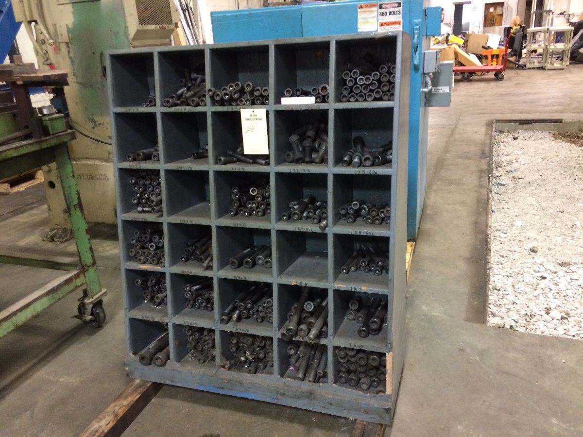 Wooden Bolt Rack with 3/4 X 2