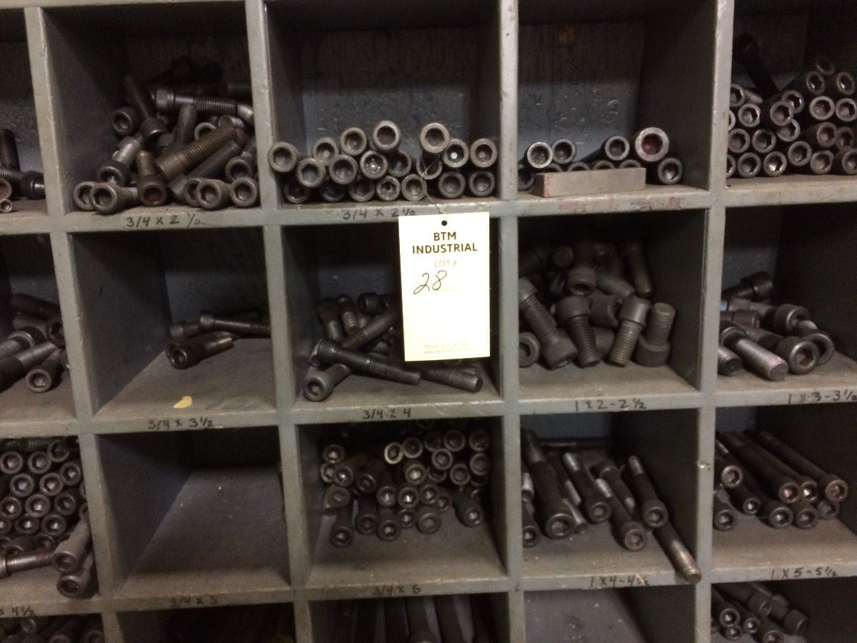 Wooden Bolt Rack with 3/4 X 2