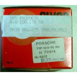 Porsche 912 3 Set .25 CSC 912 main bearings