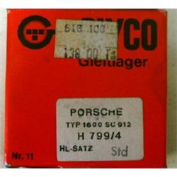 Porsche 912 1 Set Std CSC 912 main bearings