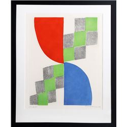 Sonia Delaunay, Untitled II, Aquatint Etching