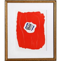 Robert Motherwell, Tricolor 137, Offset Lithograph