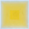 Image 1 : Richard Anuszkiewicz, Yellow on Blue Square, Volumes: Variable Multiple, Silkscreen on Panel