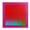 Image 1 : Richard Anuszkiewicz, Soft Satellite Red, Serigraph
