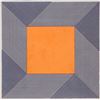 Image 1 : Orange Square, Intaglio Aquatint Etching