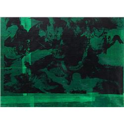 Ruperto Cabrera, Hunting Celebration I, Oil, Silkscreen on Canvas