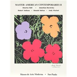 Andy Warhol, Master American Comtemporaries II, Sao Paulo, Silkscreen