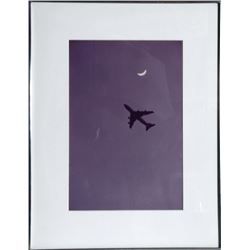 Alan Dennis, Jet and Moon, Color Photograph