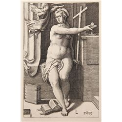 Lucas van Leyden, La Foi, Heliogravure