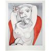Image 1 : Pablo Picasso, Femme au Fauteuil Rouge, Lithograph