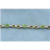 Image 1 : Peridot & Diamond bracelet