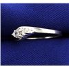 Image 2 : Diamond 3 Stone 10K White Gold Ring