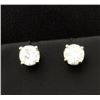 Image 1 : 1 Carat TW Diamond Stud Earrings in 14K White Gold