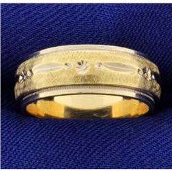 14k Yellow Gold Wedding Band