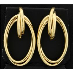 14K Gold Large Hoop Earrings