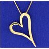 Image 1 : Heart Pendant on Chain