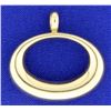 Image 1 : Gold Oval Pendant