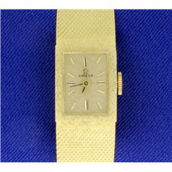 14K Gold Woman's Omega Watch