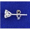 Image 2 : 3/4 Carat TW Diamond Stud Earrings in Platinum