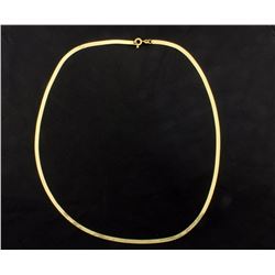 18 Inch Italian Made Herring Bone Neck Chain