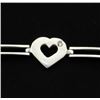 Image 2 : Italian Made Diamond Heart Bracelet
