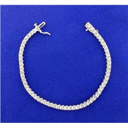 1.2ct Total Weight Diamond Bracelet
