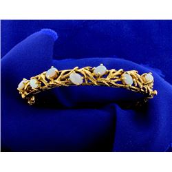 Opal Bangle Bracelet