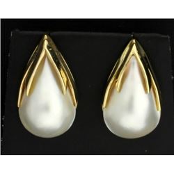 Pearl Tear Drop Earrings