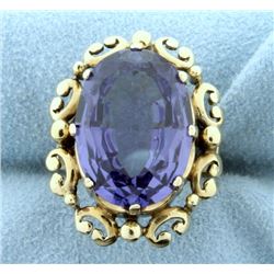Over 14ct Antique Sapphire Ring