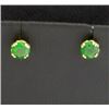Image 1 : 14K Tsavorite Garnet Earrings