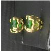 Image 2 : 14K Tsavorite Garnet Earrings