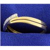 Image 2 : 18K Gold with Diamonds Band