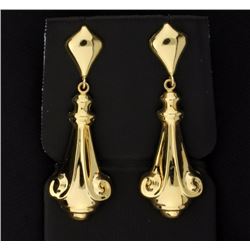 18K Large Dangle Earrings