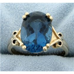 6ct London Blue Topaz Ring