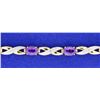 Image 1 : Amethyst & Diamond bracelet